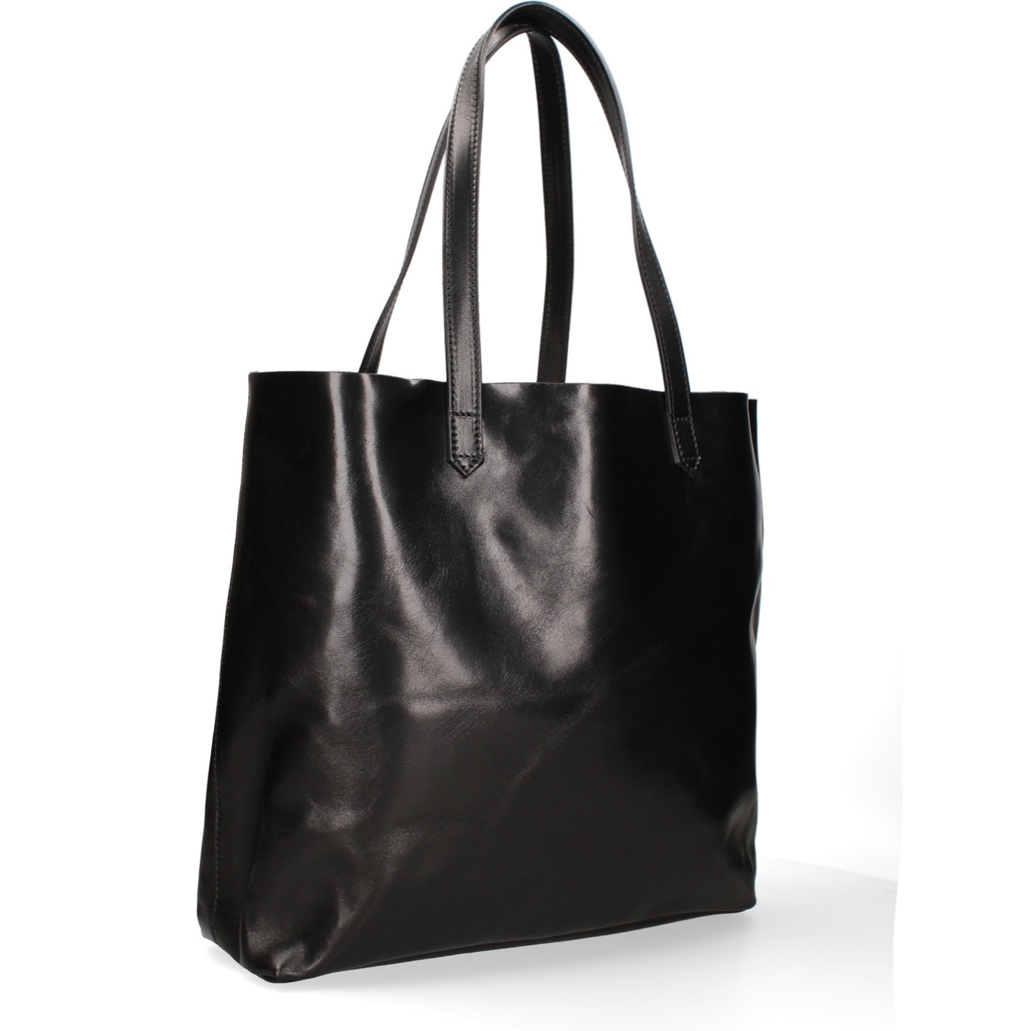 Borsa a mano da donna - Modello False - 100% pelle di vacchetta - 35.0 x 45.0 x 11.0 cm