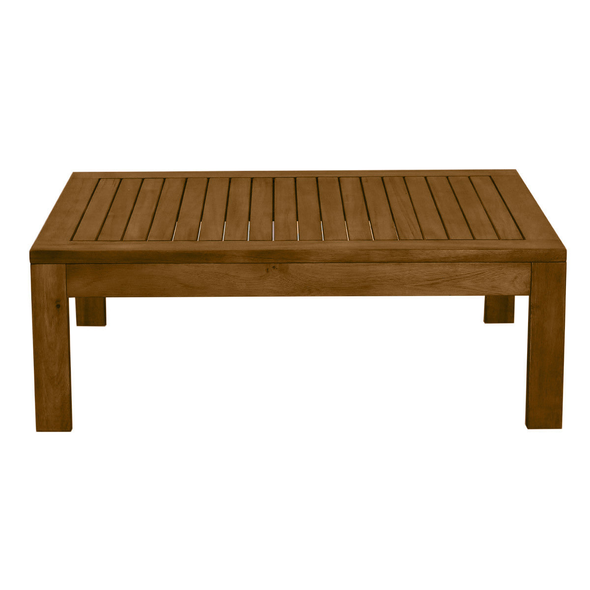 Table basse de jardin en bois massif L90 cm SALVADOR