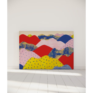 Tête de lit Songes dans la vallée | Coloris Rouge | Largeur au choix