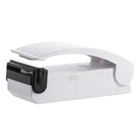 Sigillatore per sacchetti con magnete - bianco - 10x4x4 cm