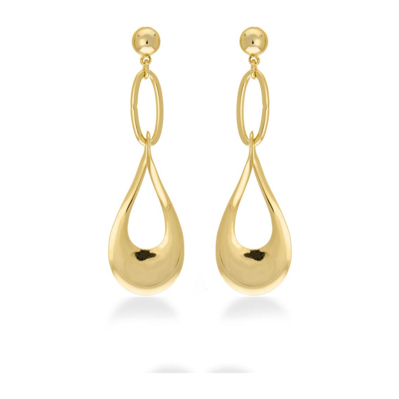 Pendientes Lux by Lux acabados en Oro Amarillo de 18 Kts