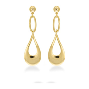 Pendientes Lux by Lux acabados en Oro Amarillo de 18 Kts