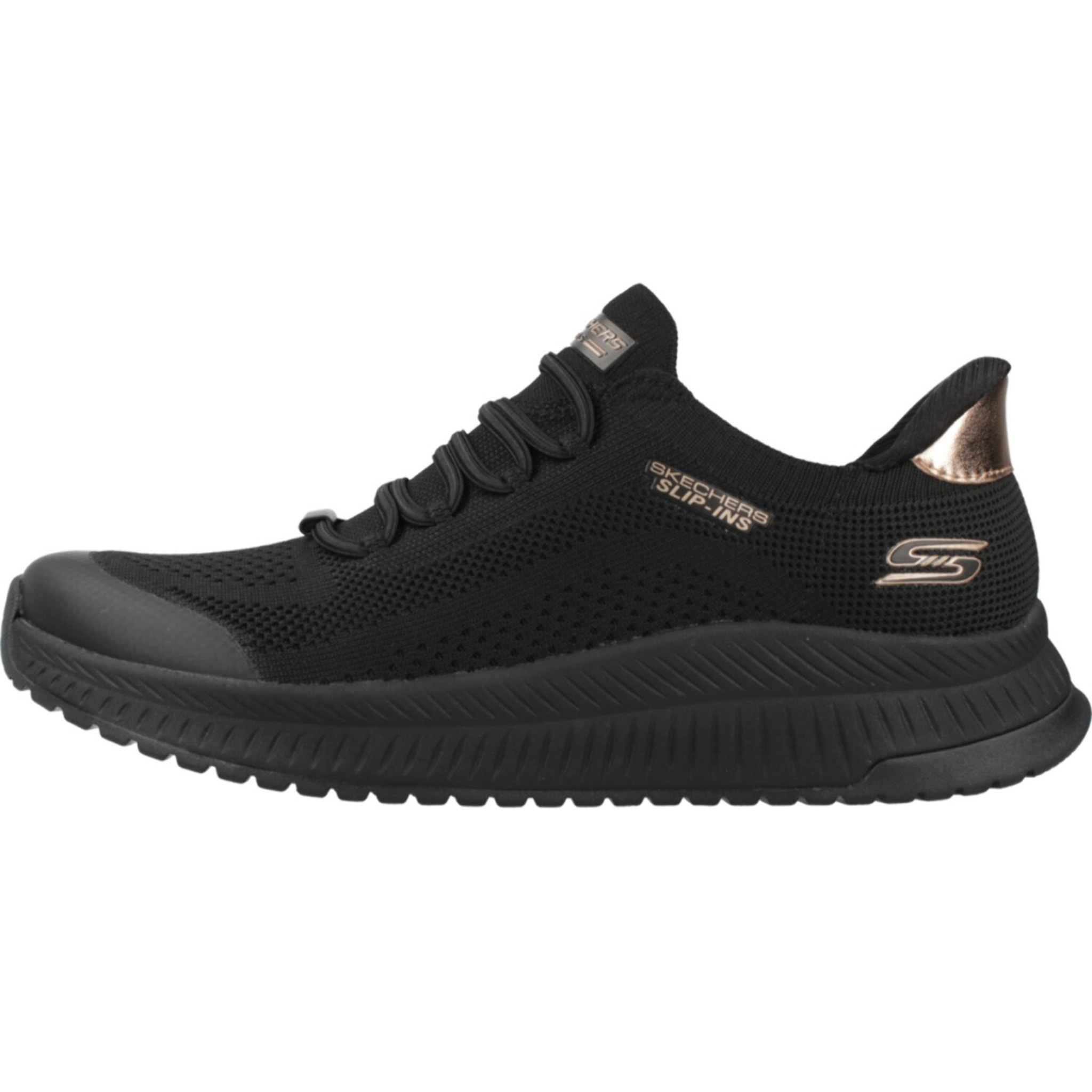 Sneakers De  Mujer Slip-ins Bobs Squad 4 Dire Step Negro