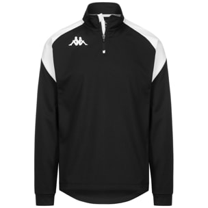 Kappa - Felpe Uomo Nero - Kappa4Football Lovato