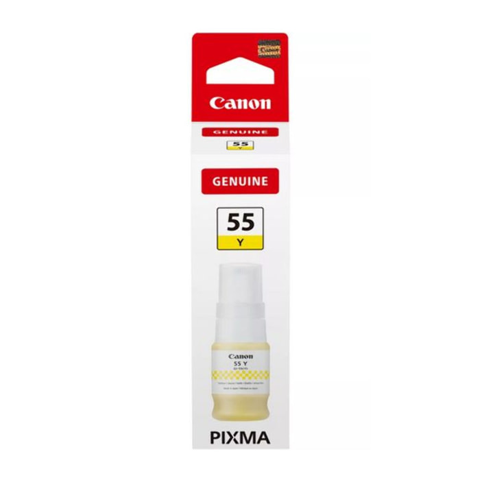 Cartouche d'encre CANON Bouteille d'Encre GI-55 Jaune (Yellow) - 4720C001