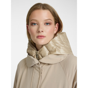 Elena Mirò - Piumino layering - Beige