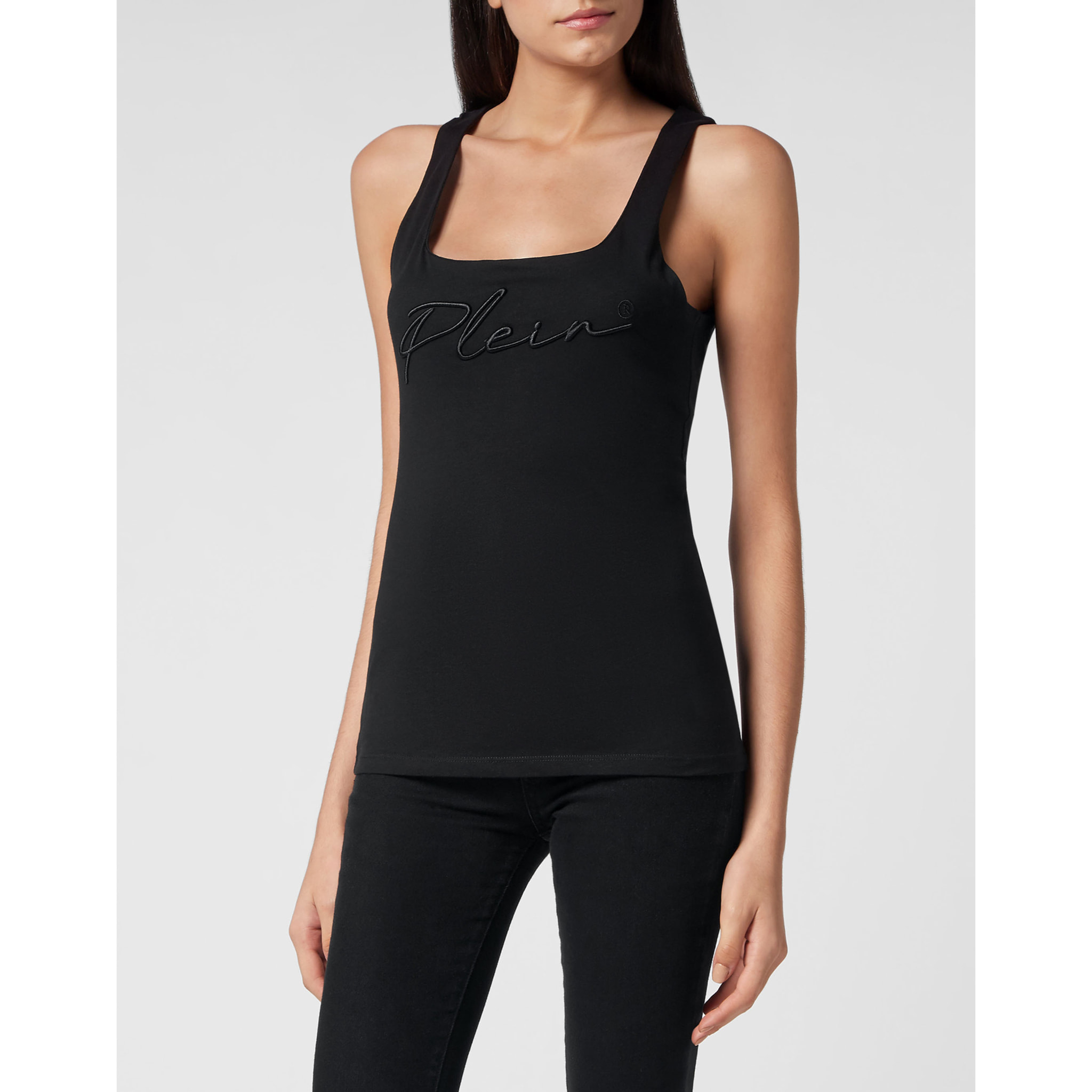 PHILIPP PLEIN Camiseta de tirantes SIGNATURE