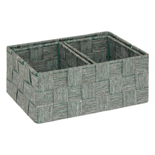 Lot de 3 paniers Lise vert