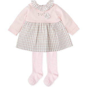 VESTIDO CON LEOTARDOS ROSA - Rosa