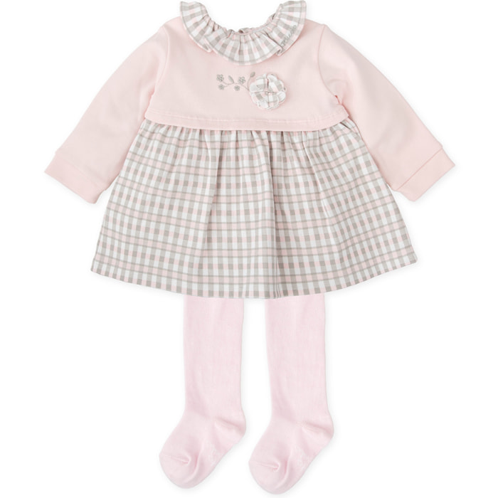 VESTIDO CON LEOTARDOS ROSA - Rosa