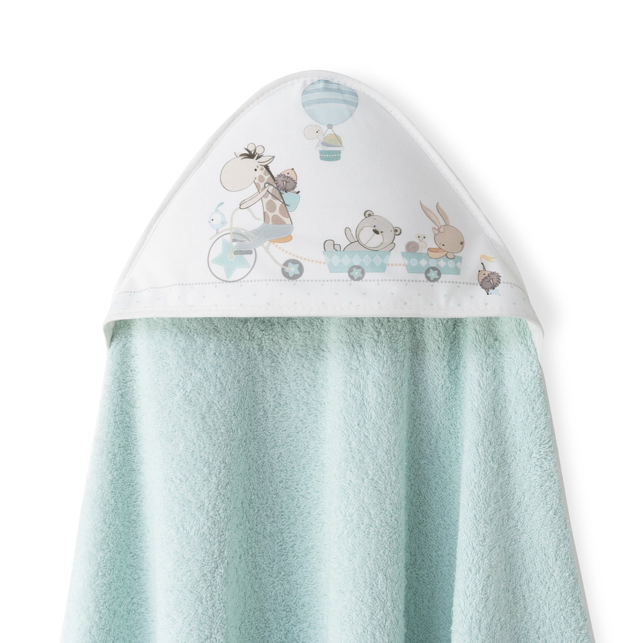 Set Capa de Baño Jirafa Bicicleta con Babero