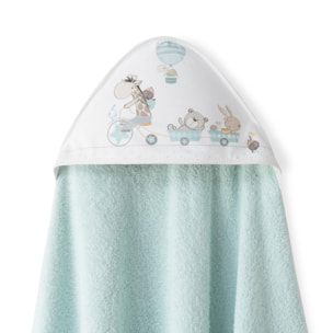 Set Capa de Baño Jirafa Bicicleta con Babero