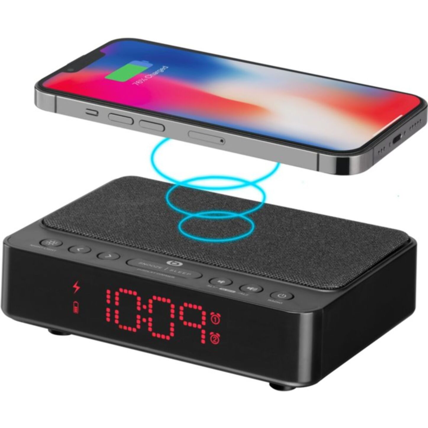 Radio réveil ESSENTIELB RRVI-100 Charge Induction