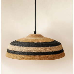 Suspension en jonc de mer naturel et ocre TRINIDAD