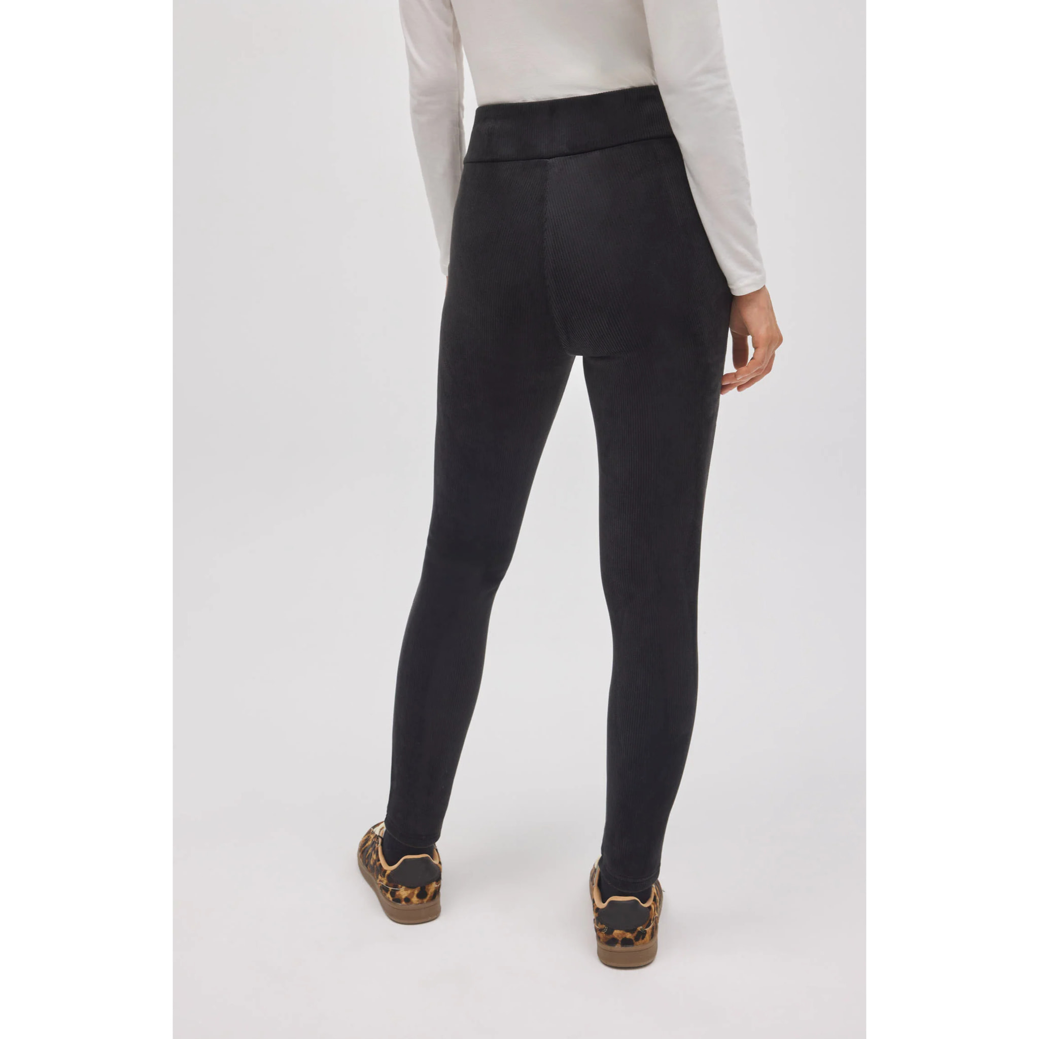 Comodi leggings termici in pile nero