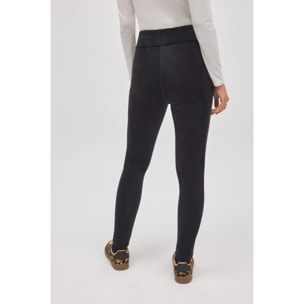 Comodi leggings termici in pile nero