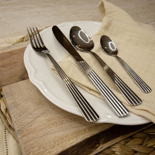 Ménagère 16 pièces en acier inoxydable LOUISE