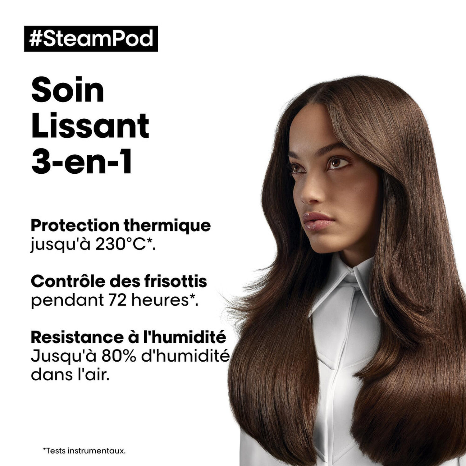 SteamPod - Soin Lissant Professionnel - tous types de cheveux 50 ml