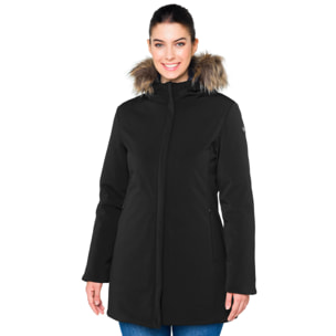Parka DAHLIA acolchada impermeable negro