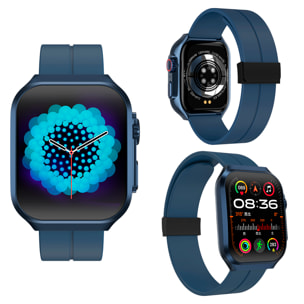 Smartwatch OP88. Pantalla curva AMOLED de 1.95 px, con llamadas Bluetooth, monitor de salud, corona multifunción.