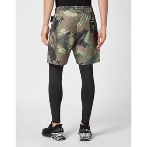 PLEIN SPORT Pantaloni da ginnastica CAMOUFLAGE