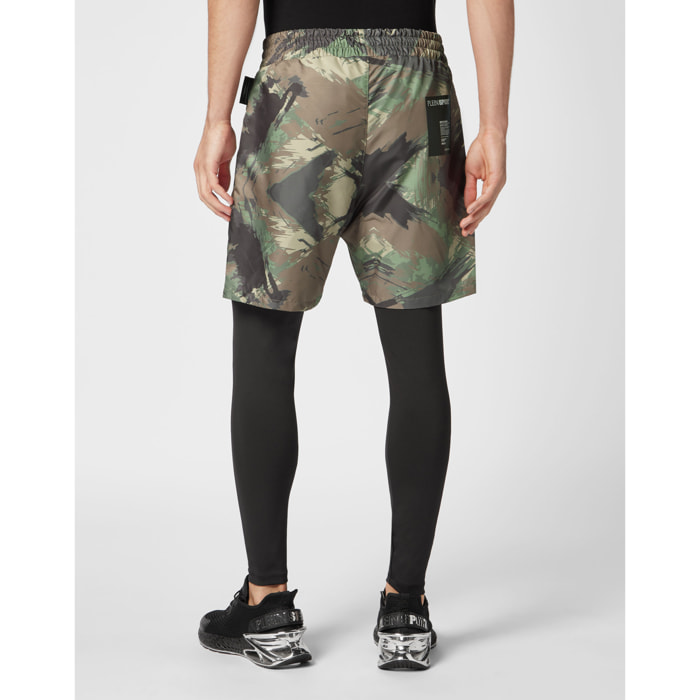 PLEIN SPORT Pantaloni da ginnastica CAMOUFLAGE