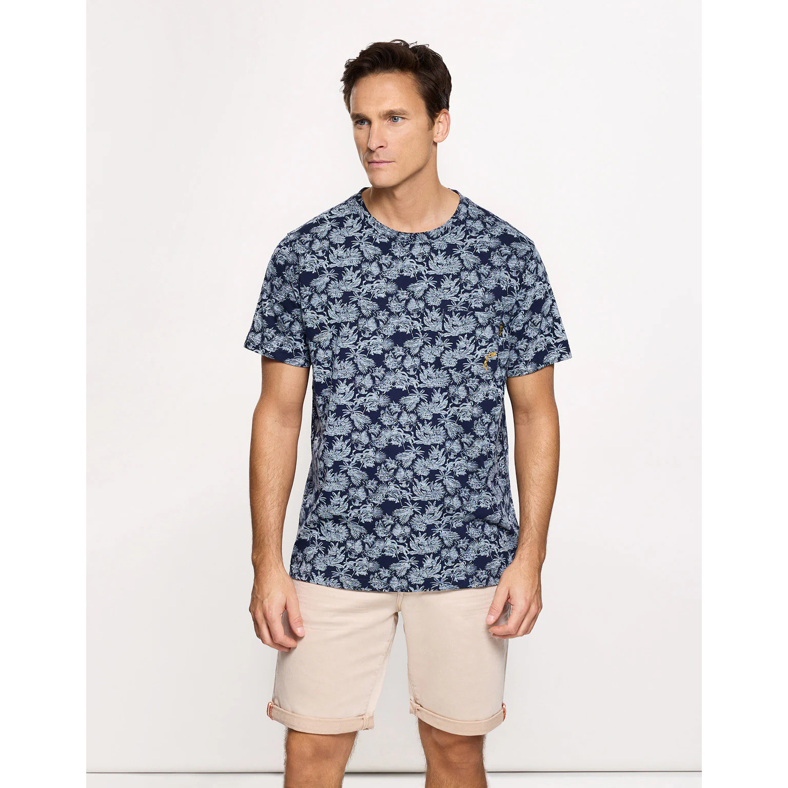 Camiseta Manga Corta Azul Marino - Baffin