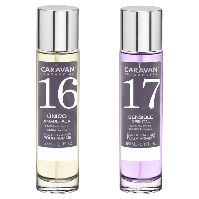 Set de 2 perfumes caravan hombre nº17 y nº 16