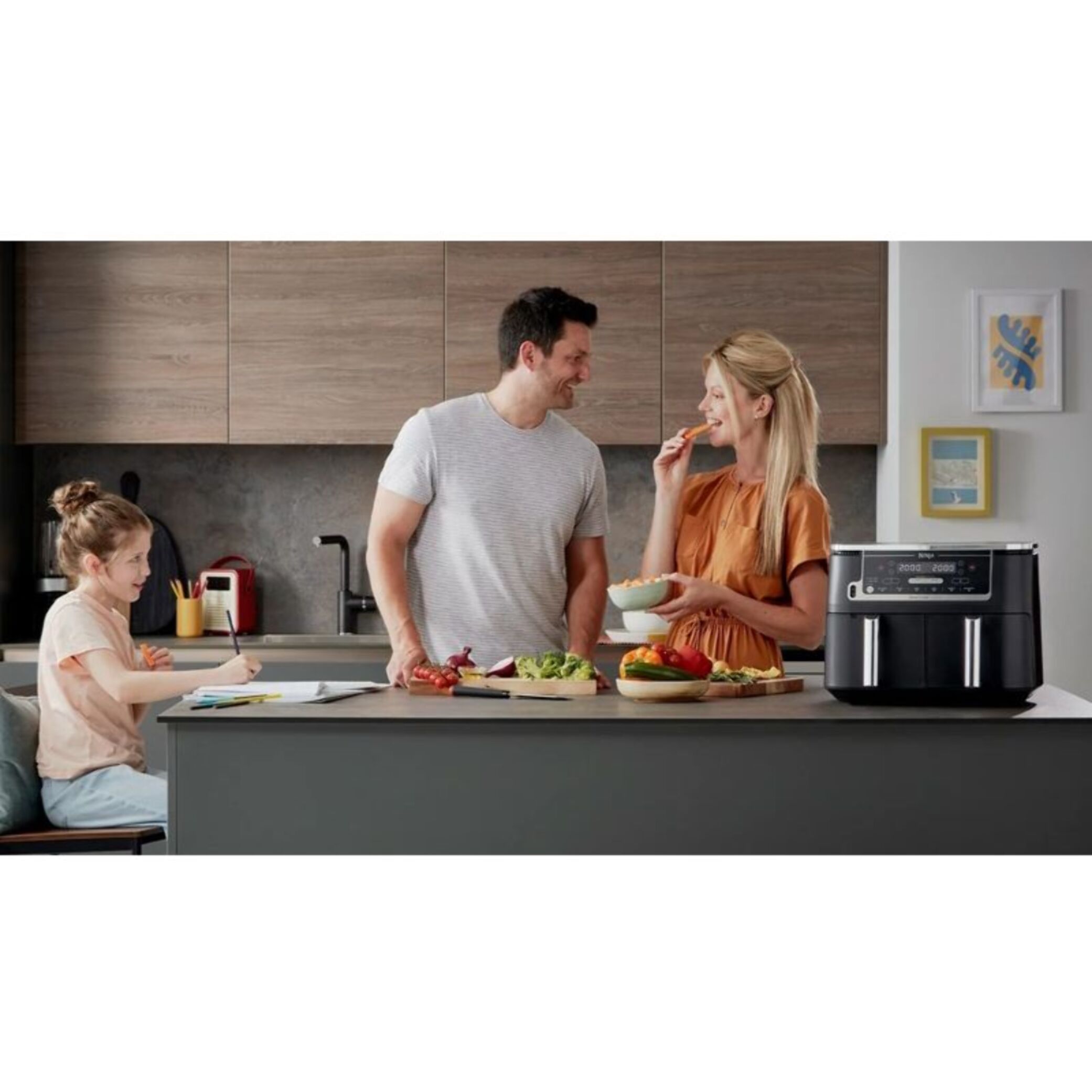 Friteuse sans huile NINJA Foodi DualZone 9,6l  AF451EU avec sonde