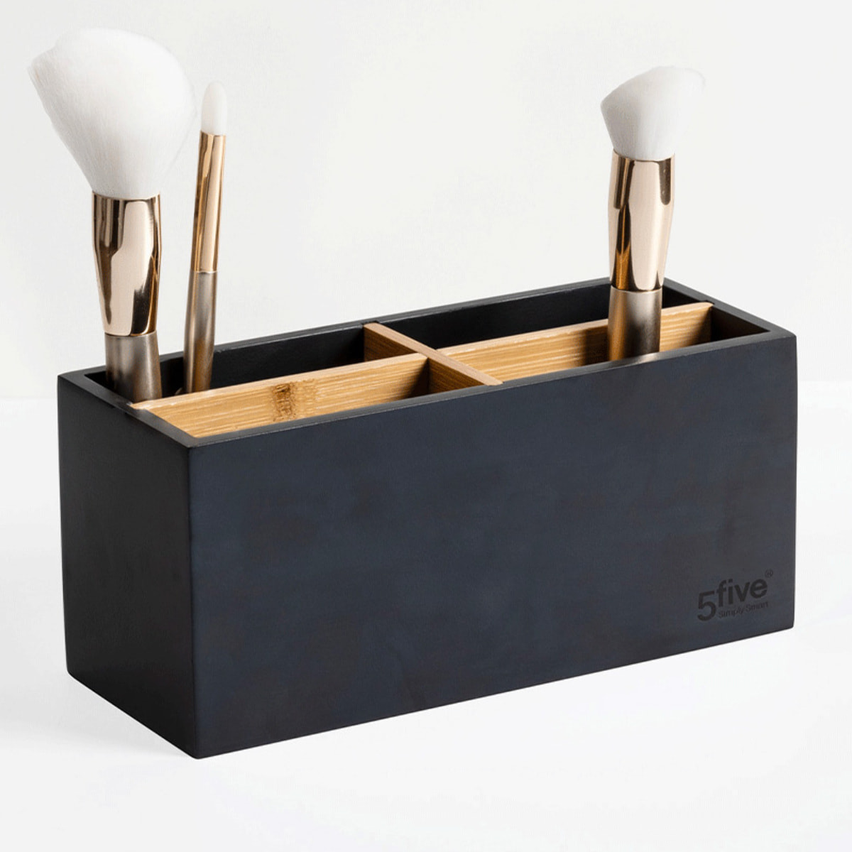 Organiseur 4 compartiments Noir Naturéo