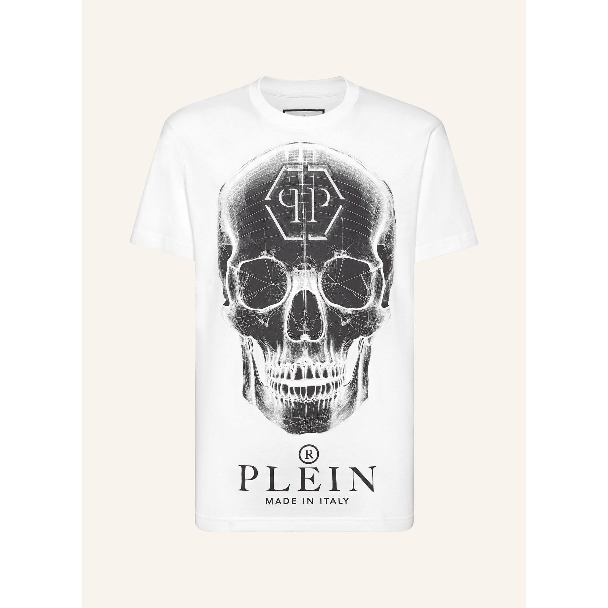 PHILIPP PLEIN T-Shirt Round Neck SKULL