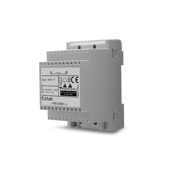 Visiophone filaire Extel Compact avec adaptateur modulaire