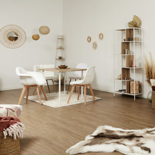 Etagere Edison Blanc 80x30x180cm