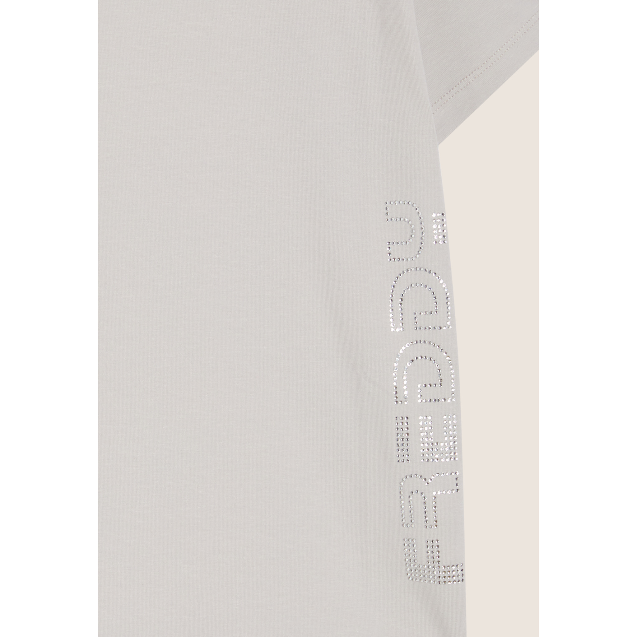 T-shirt Bambina Regular Fit con Logo FREDDY in Strass