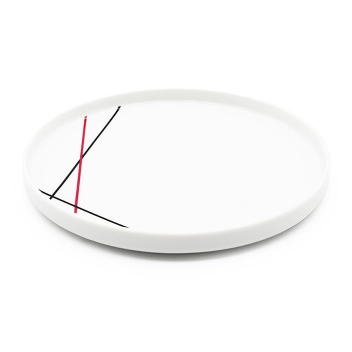 6 assiettes plates 27,5cm BISTROT