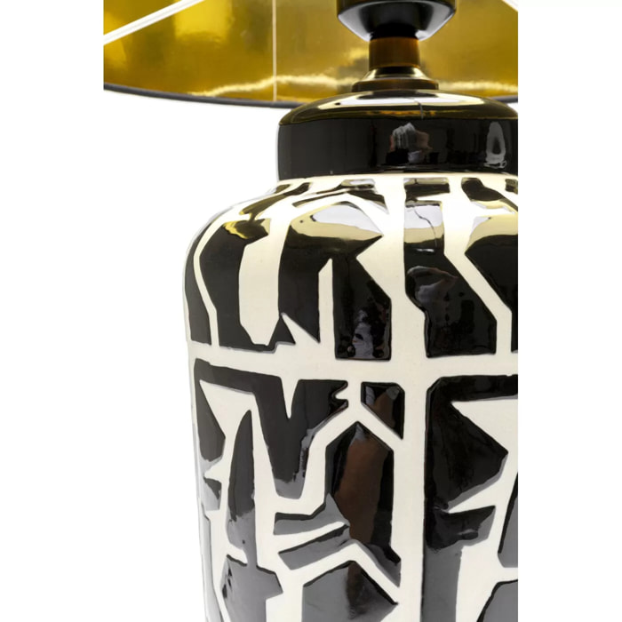 Lampe Artistico noire et blanche Kare Design