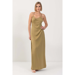 Kocca - Abito lungo con inserti in pizzo Donna