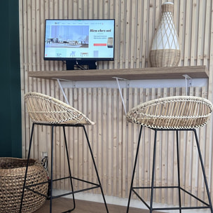 Vase Syah en ciment fibré H46