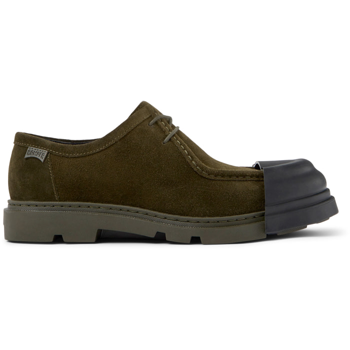 Scarpe stringate - CAMPER Junction - Verde - Pelle scamosciata