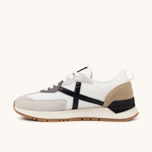 MUNICH VERSATILE 32 Sneakers Retro Running Blancas y Arena