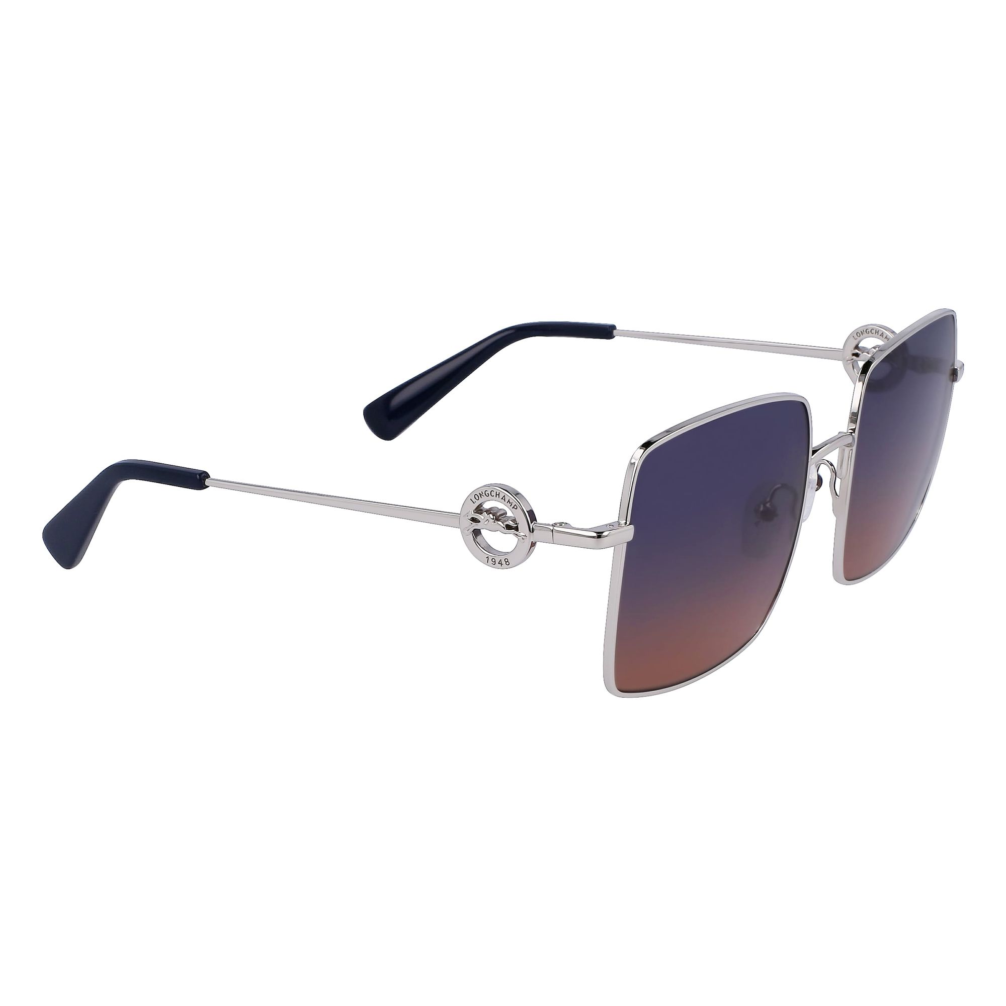 Longchamp - lunettes de soleil - gris - Couleur des verres : multicolore - indice solaire : cat. 3