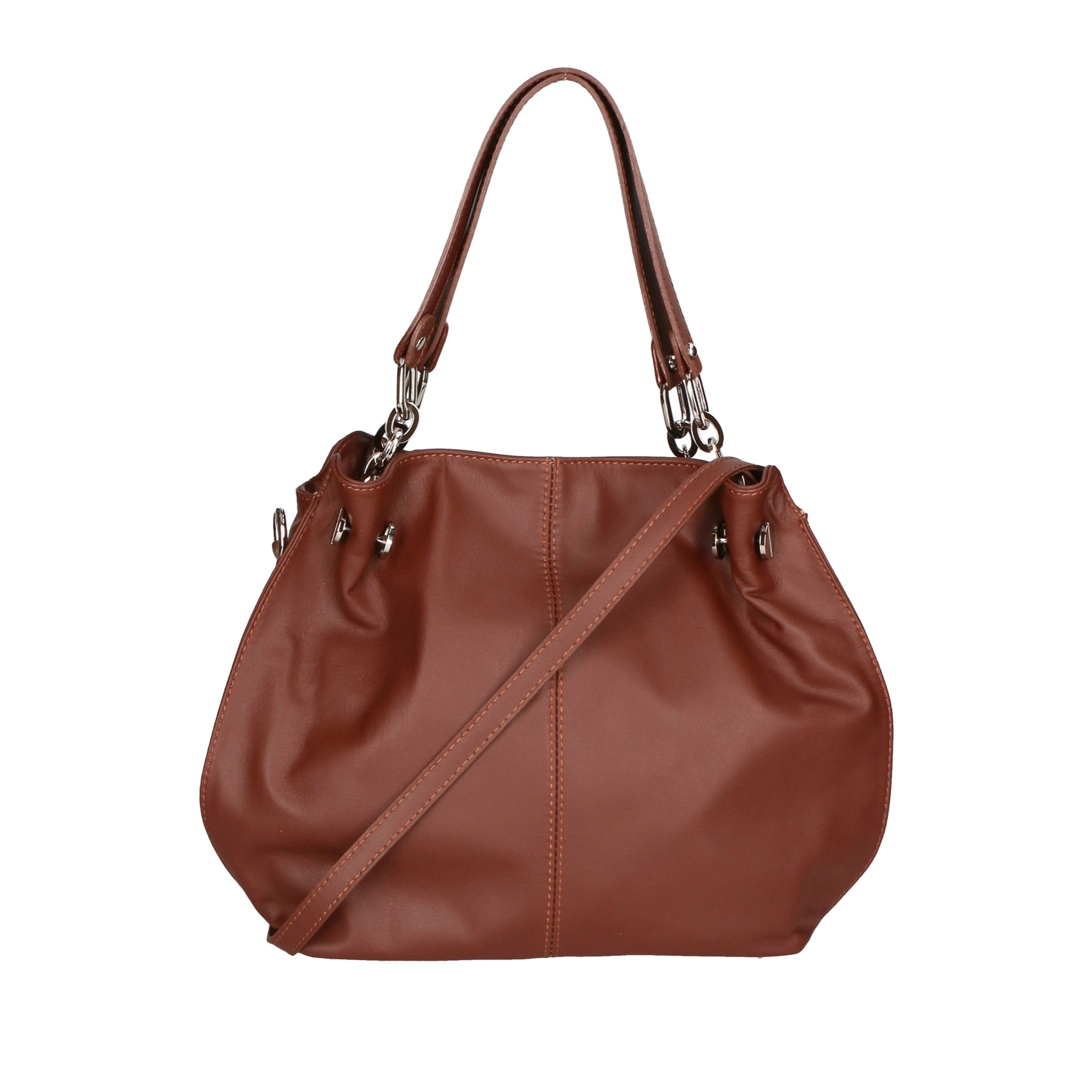 Borsa a mano da donna Made in Italy - Modello Ereba - 100% pelle - 38.0 x 30.0 x 12.0 cm