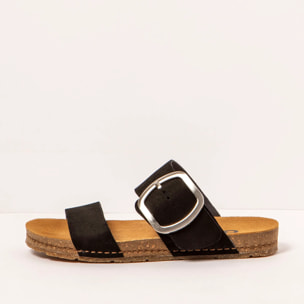 Sandalias 0175 NOBUCK BLACK/ CRETA color Black