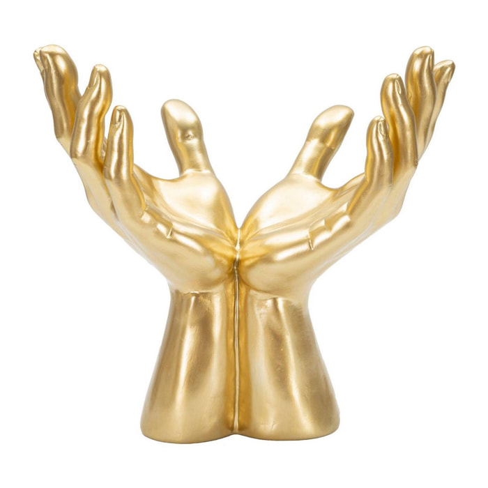 Oggettistica Arabica, Complemento d'arredo, Articolo decorativo, Accessorio d'arredo, 25x15 h24 cm, Oro