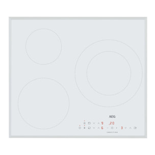 AEG Placa de inducción Serie 5000 Induction de 60 cm IKB63300FW