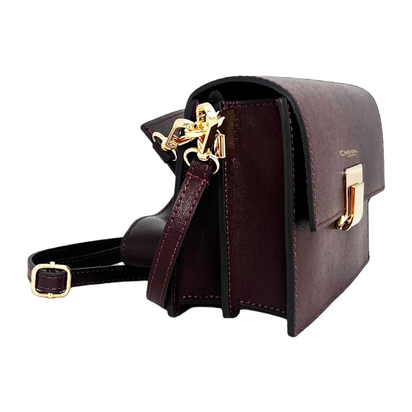 Bolso de hombro Cheval Firenze Ludovica Burdeos