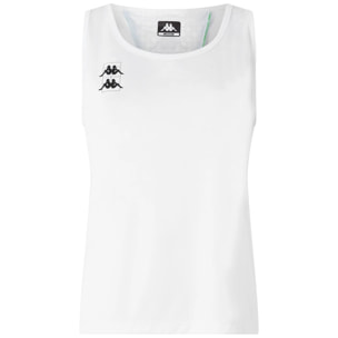 Kappa - Camisetas de juego Mujer Blanco - Kombat Padel Fre 2