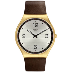 Reloj Swatch SS07G100 Unisex Analogico Cuarzo con Correa de Cuero