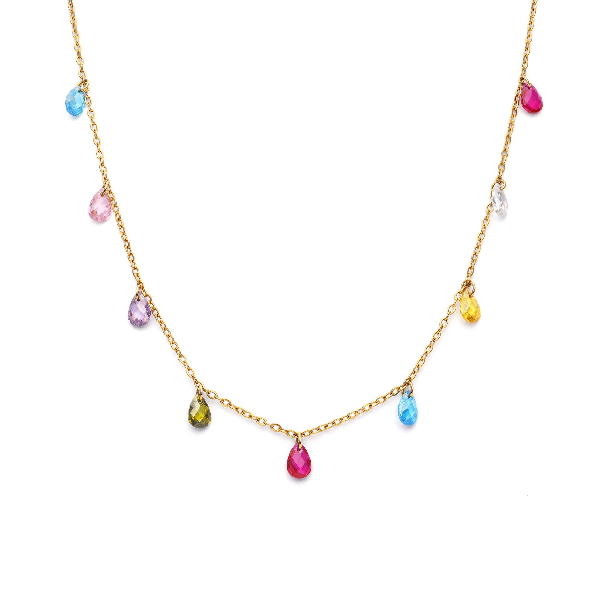 Collana Xiqueta Meua Colors Acciao Placcato Oro