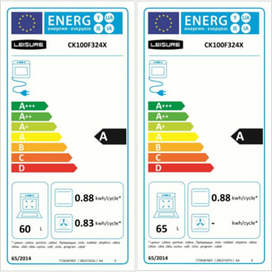 Piano de cuisson mixte LEISURE CK100F324X CookMaster